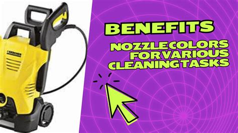 The Benefits of Using Different Nozzle Colors for Various Cleaning Tasks - Pressure Washer