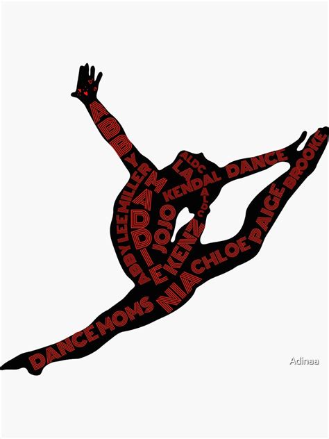 "Dance moms" Sticker by Adinaa | Redbubble