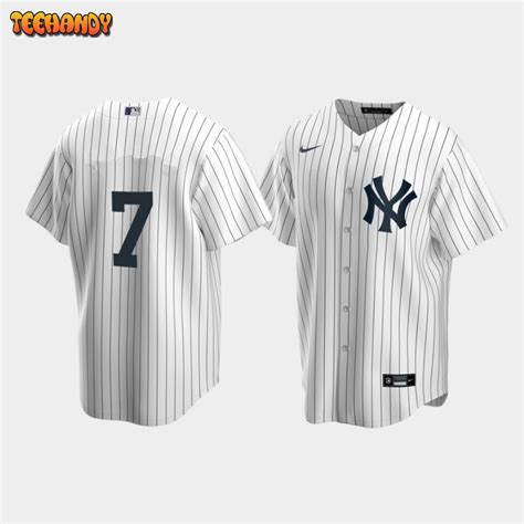 New York Yankees Mickey Mantle White Home Replica Jersey