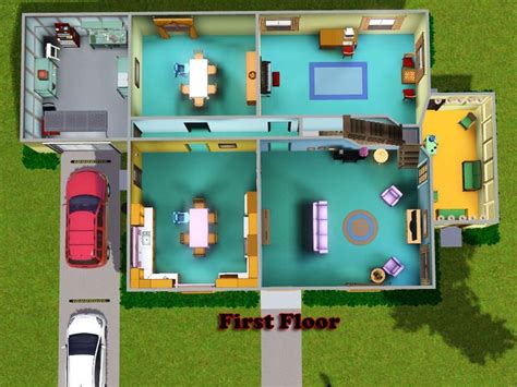 Pin by Chase Strietzel on Sims4 | Sims 4 house plans, Floor plans, House floor plans