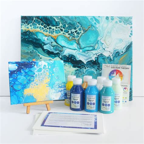 DIY Acrylic Pour Canvas Kit | Acrylic Pour at Home | Room To Imagine