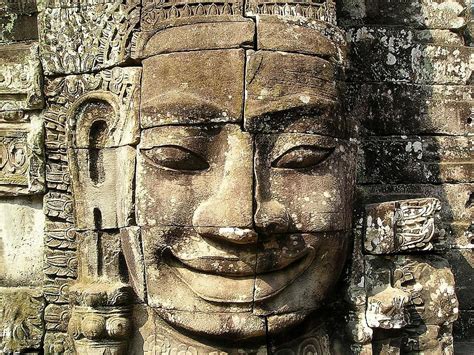 angkor, wat, cambodia, temple, face, large, figure, statue, southeast, asia, stonemasonry | Pikist