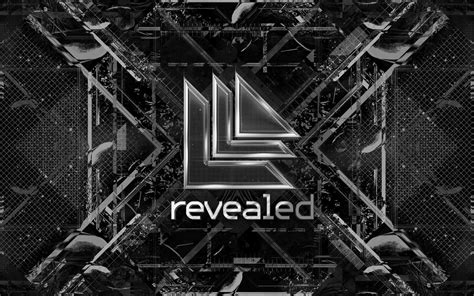 Download wallpapers Revealed Recordings logo, digital art, music labels, black abstact ...