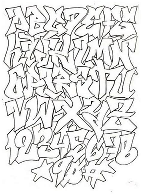 Wildstyle Graffiti Numbers