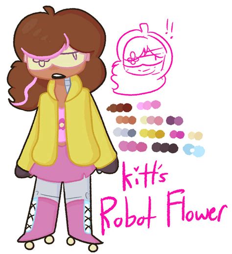 Robot Flower | BFB Humanization by KittKattea on DeviantArt