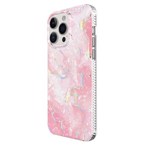 onn. Phone Case for iPhone 14 Pro - Pink Pearlescent Swirl - Walmart.com