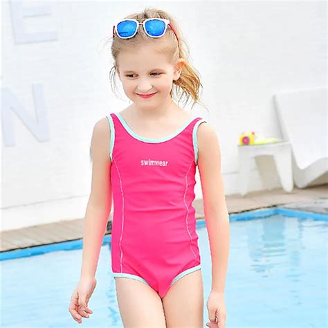 Fulaigesi Children one piece swimsuit Girl child lovely swimming bathing suit beach beachwear ...