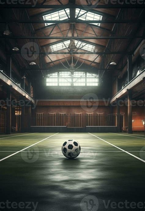 Indoor soccer or football field, Generative AI 29879164 Stock Photo at ...