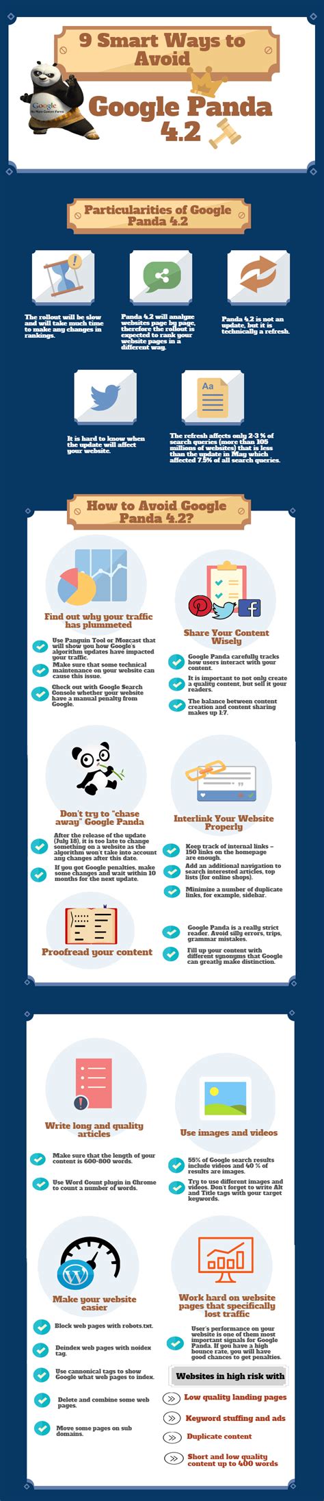 9 Smart Ways to Avoid Google Panda 4.2 Penalties - Infographic Portal