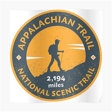 "Appalachian Trail" Poster for Sale by studio838 | Redbubble