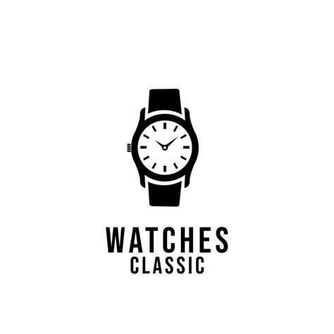 Watch classic logo icon design 3189903 Vector Art at Vecteezy