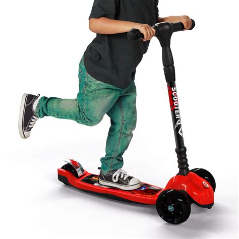 Three Wheel Kids Kick Scooter for Boys & Girls – Foldable Design, 4 He – Desire Deluxe Store