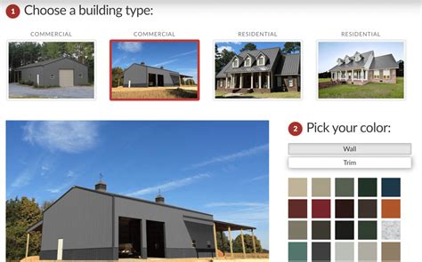 11 Absolute BEST Metal Building Color Visualizers | wpDuo