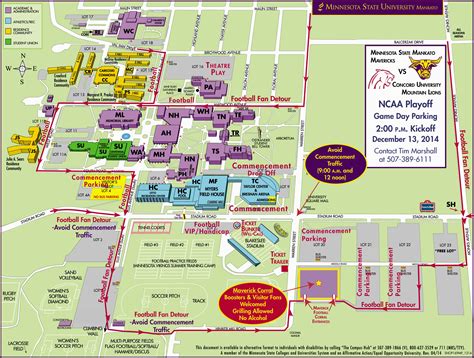 Michigan Stadium Parking Map