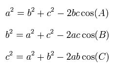 The Cosine Rule and the Quadratic Formula - K-12 Math Problems