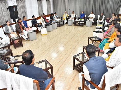 Tripura BJP holds meet ahead of commencement of state Legislative ...