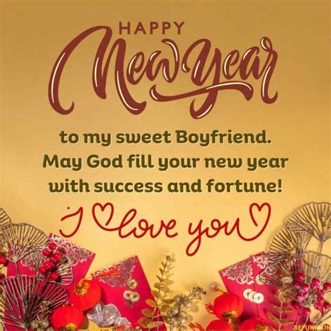 New Year Wishes For Boyfriend – Happy New Year Love 2024 - Be Funky