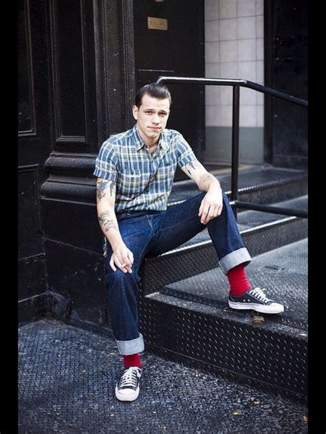 Men's wear / fashion for men / mode homme Moda Rockabilly, Rockabilly Outfits, Rockabilly ...