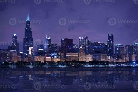 Chicago Skyline Panorama 24636288 Stock Photo at Vecteezy