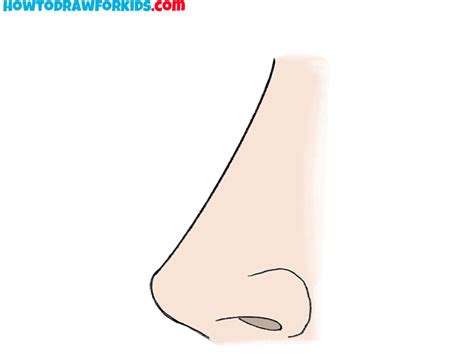 How to Draw a Nose Easy - Easy Drawing Tutorial For Kids