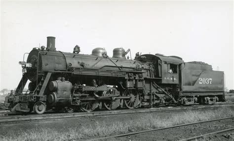 Illinois Central | Jackson, Miss. | 4-6-2 Pacific Steam Locomotive # 2037 | October 1946 | C W ...