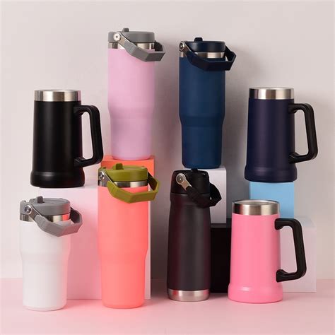 Stainless Steel Water Vacuum Mug Drink Coffee Tea Termo Cup with Lids and Straws - China Cup ...