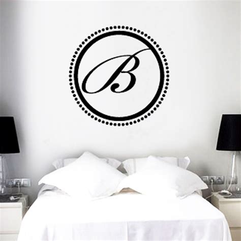 Monogram 03 Wall Decal | DecalMyWall.com