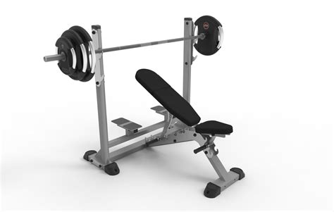 Adjustable Olympic Incline Bench Press Machine | RAZE