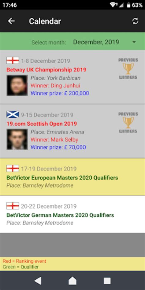 Snooker Scores Live APK for Android - Download