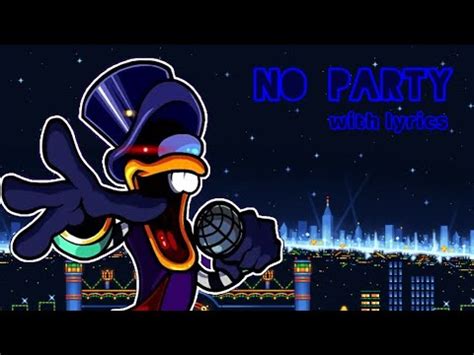 No Party With Lyrics || FNF Mario's Madness Cover - YouTube