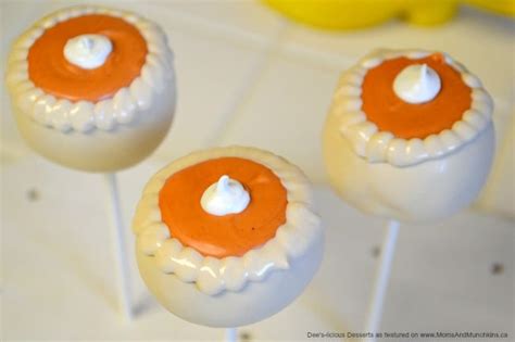 Pumpkin Pie Cake Pops Tutorial - Moms & Munchkins