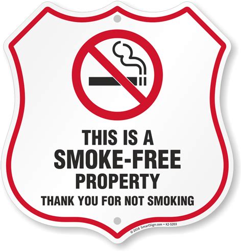 Smoke Free Signs and Labels