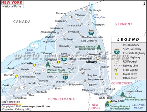 New York State Parks Map - Printable Map