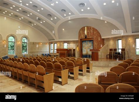 Israel, Tel Aviv, Beit Daniel, Tel Aviv’s first Reform Synagogue the prayer hall Stock Photo - Alamy