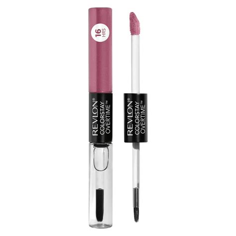 Revlon ColorStay Overtime Lipcolor, Dual Ended Longwearing Liquid Lipstick with Clear Lip Gloss ...