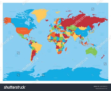 Political Map Of The World Stock Vector Illustration - vrogue.co