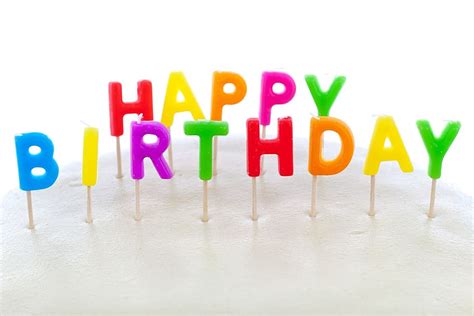 HD wallpaper: happy birthday stick decoration, Birthday cake, lettering, candle | Wallpaper Flare