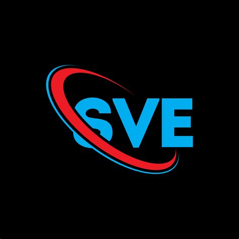 SVE logo. SVE letter. SVE letter logo design. Initials SVE logo linked with circle and uppercase ...