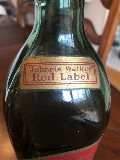 VINTAGE JOHNNIE WALKER WHISKEY BOTTLE RARE 1906-1908 EMPTY | #1991926496