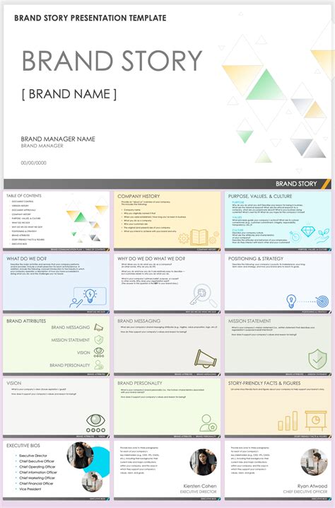 Free Brand Story Templates | Smartsheet