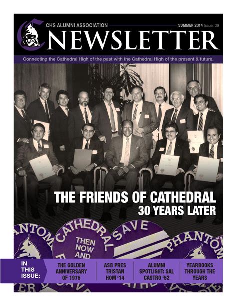 Cathedral Alumni Newsletter Summer 2014 Issue 9 by Cathedral High ...