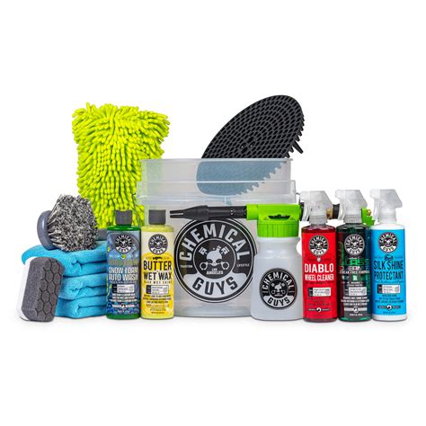 Chemical Guys HOL126 14-Piece Arsenal Builder Car Wash Kit with Foam ...