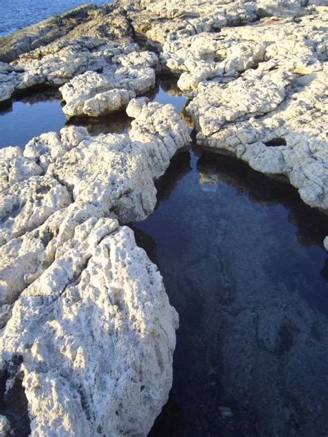 Pictures Of Cool Coastal Rock Formations Near Paphos Cyprus