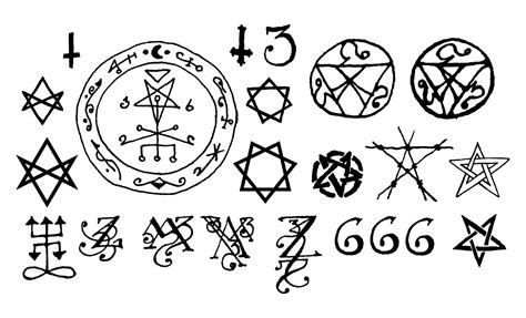 Dark Occult Symbols Vector Pack | Behance