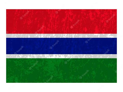 Premium Vector | Gambia grunge flag official colors and proportion ...