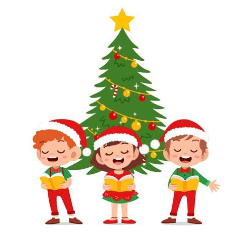 Niños felices navidad cantar musical | Premium Vector #Freepik #vector ...