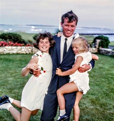 Bobby Kennedy with daughters Kathleen and Mary Kerry | Robert kennedy ...