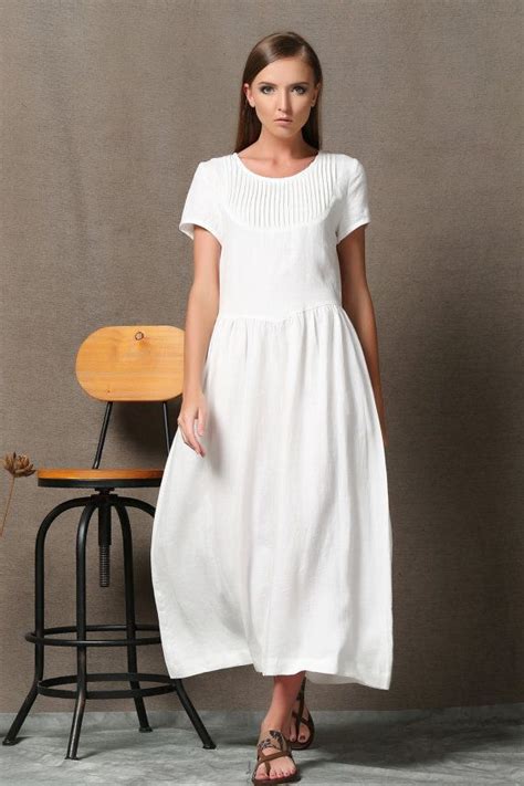 Linen Dress for Women, ,casual Dress,linen Maxi Dress With Pockets ...