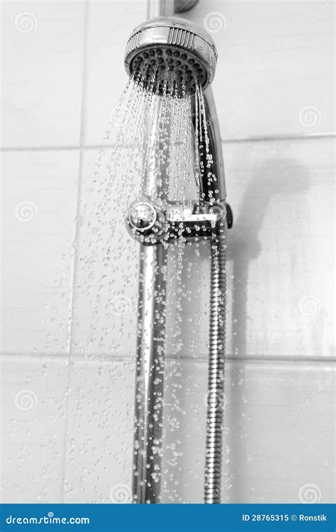 Shower With Running Water Royalty Free Stock Photo - Image: 28765315