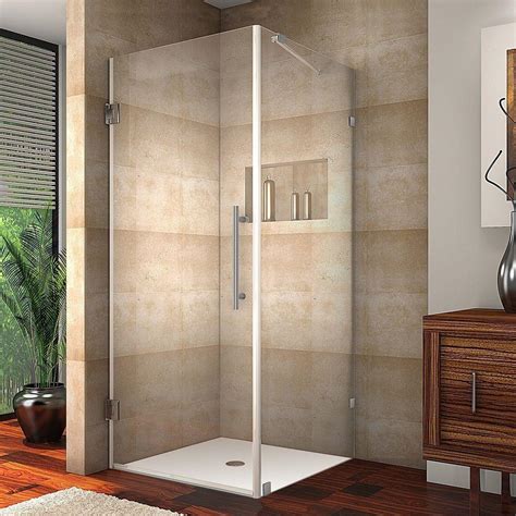 Aston Aquadica 32 in. x 72 in. Frameless Square Shower Enclosure in ...